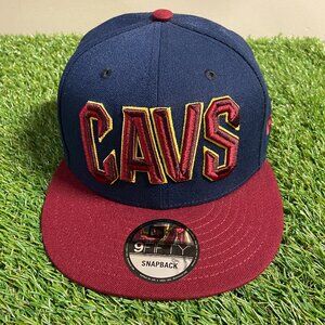New Era 9FIFTY Snapback Hat Cap NBA Cleveland Cavaliers Cavs Basketball NEW